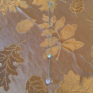 Swarovski 18” plus 2” hanging 2nd crystal, very good condition.